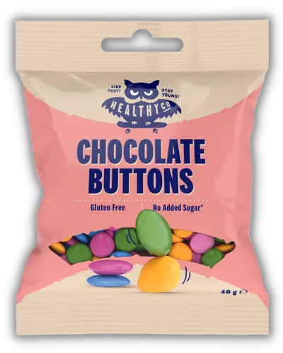 HealthyCo Šokoladiniai saldainiukai 40g