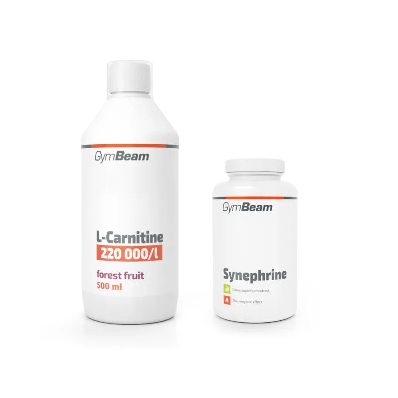 gymbeam l carnitine 220 000 GymBeam L-Carnitine 220 000 500ml + GymBeam Synephrine 90tab