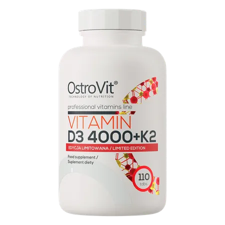 OstroVit Vitamin D3 4000 IU + K2 110 tabl.