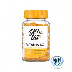 UltraVit Gummies Vitamin D3 60vnt.