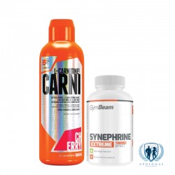 Extrifit Carni 120 000 L-Carnitine 1000ml + GymBeam Synephrine 90tab