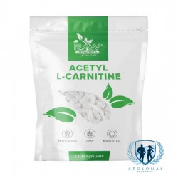Raw Powders Acetyl L-Carnitine 120kaps