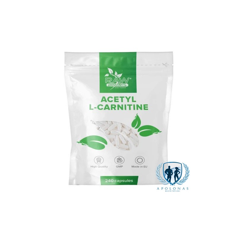 Raw Powders Acetyl L-Carnitine 240kaps