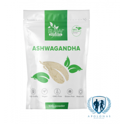 Raw Powders Ashwagandha 100g.