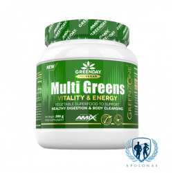Amix Greensday® Multigreens Vitality & Energy 300G (Apelsinų skonio)