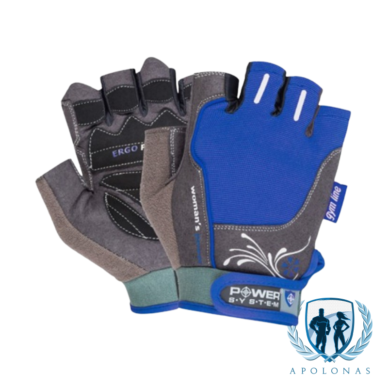 Power System gloves Womans Power Blue