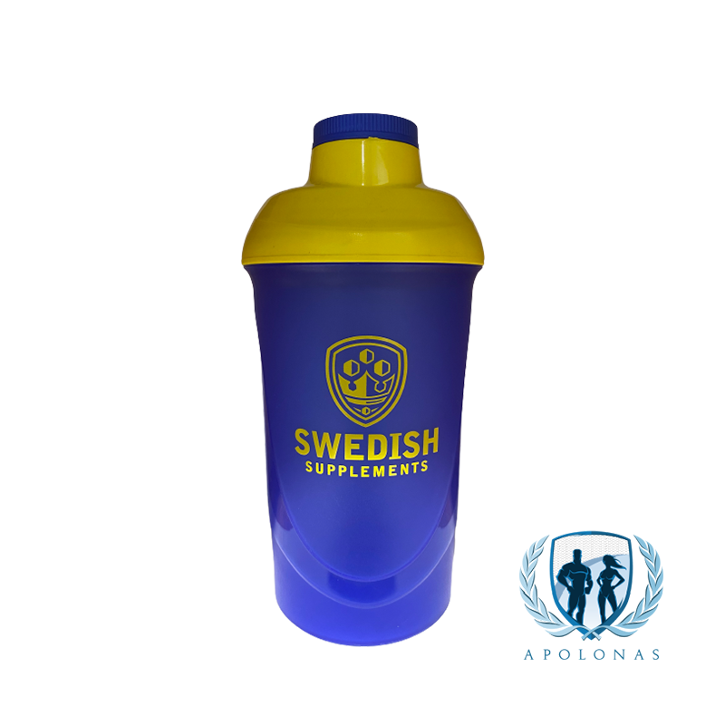 Swedish Supplements gertuvė 600 ml: Blue and Yellow