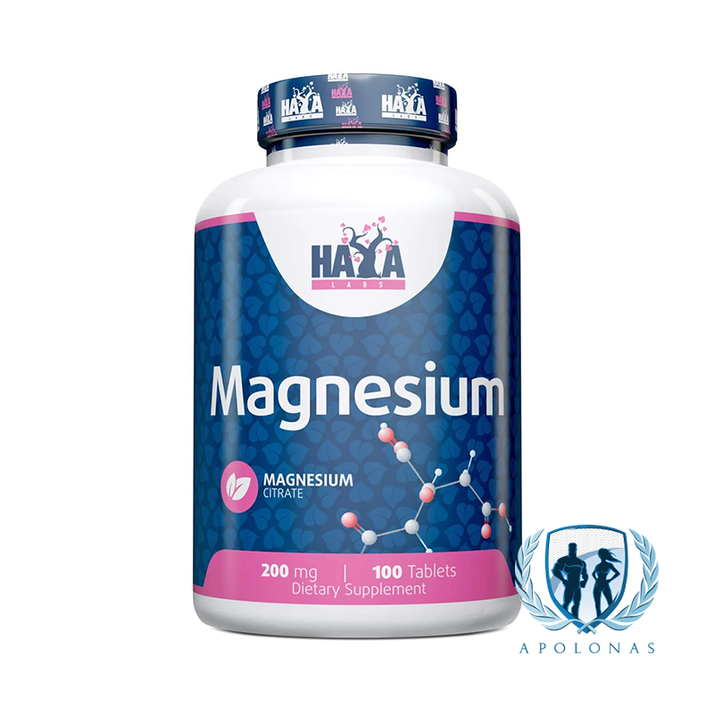 Haya Labs Magnesium Citrate 100 tabl.