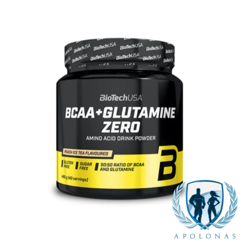 BiotechUSA BCAA+Glutamine Zero 480g