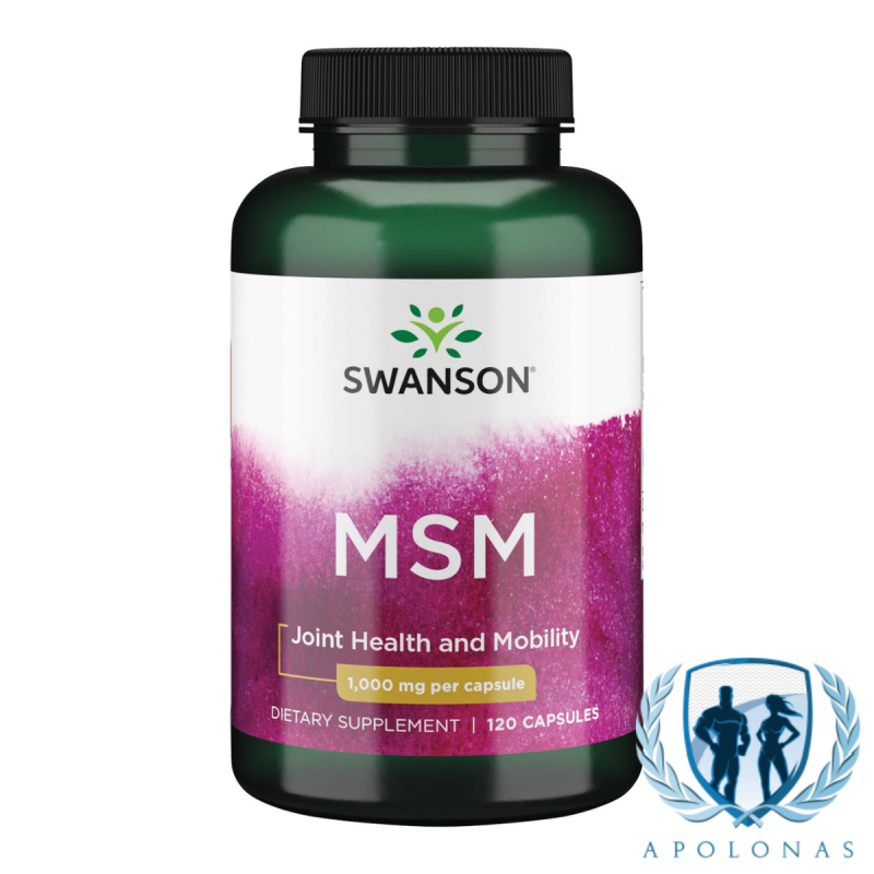 Swanson MSM 1000 mg 120 kaps.