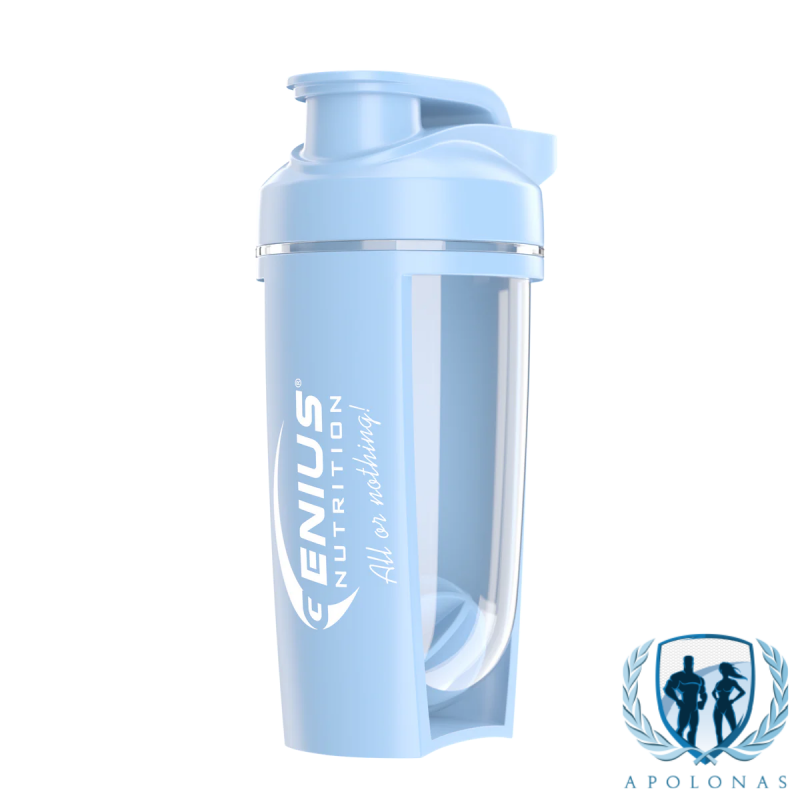 Genius Nutrition G-Shaker 500ml Šviesiai Mėlyna