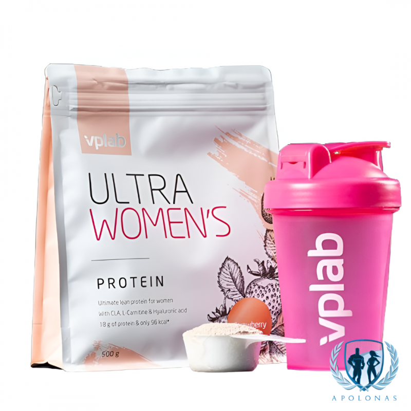 VPLAB Ultra Women's Protein 500g + Vplab Shaker 500ml Pink VPLAB Ultra Women's Protein 500g + Vplab Shaker 500ml Pink
