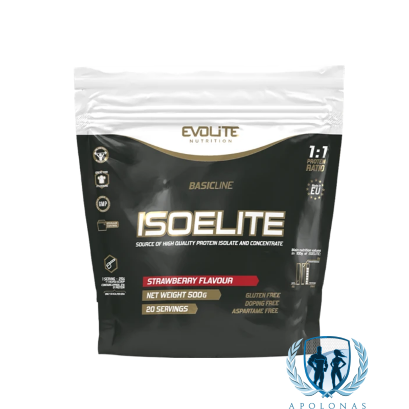 EvoLite IsoElite 500g - išrūgų baltymų izoliatas