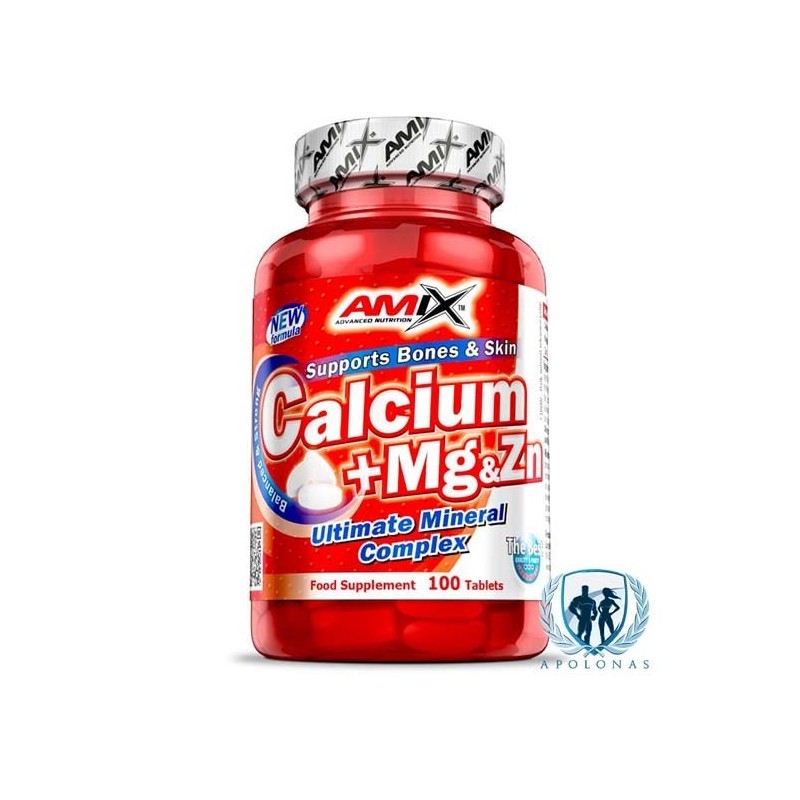 Amix Calcium + Mg & Zn 100tab