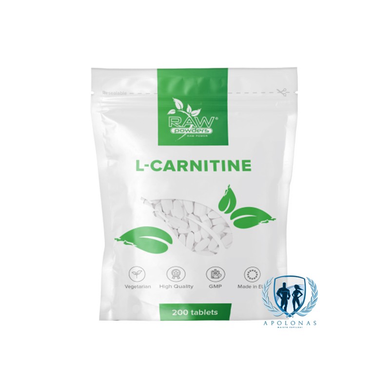 Raw Powders L-Carnitine 200 tab