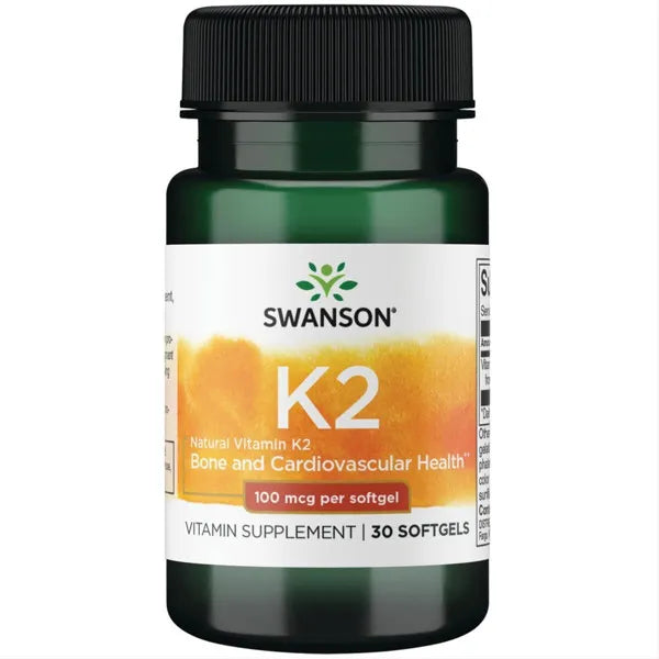 Swanson Vitaminas K2 100μg 30kaps.