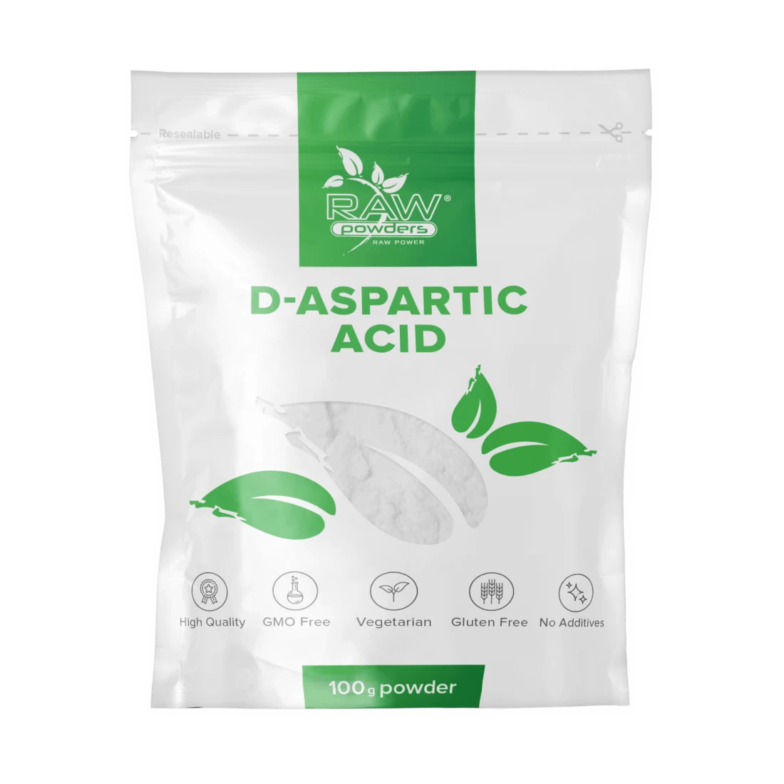 Raw Powders D-Aspartic Acid 100g