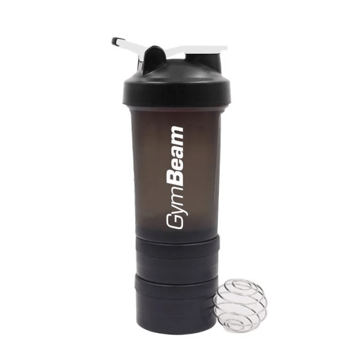 GymBeam juoda daugiafunkcinė plaktuvė 600 ml