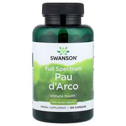Swanson Pau D'arco 500mg 100kaps.