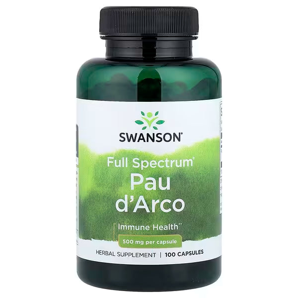Swanson Pau D'arco 500mg 100kaps.