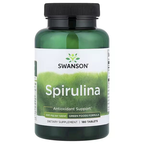 Swanson Spirulina 500mg 180 tabl.