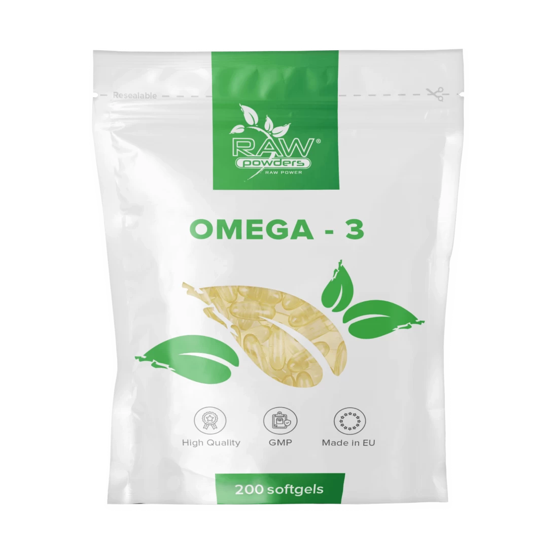 Raw Powders Omega-3 200kaps