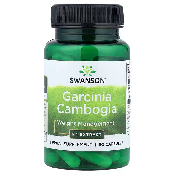 Swanson Garcinia ekstraktas 80mg 60kaps.