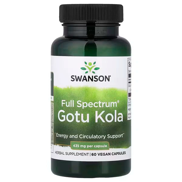 Swanson Gotu Kola 435mg 60kaps.