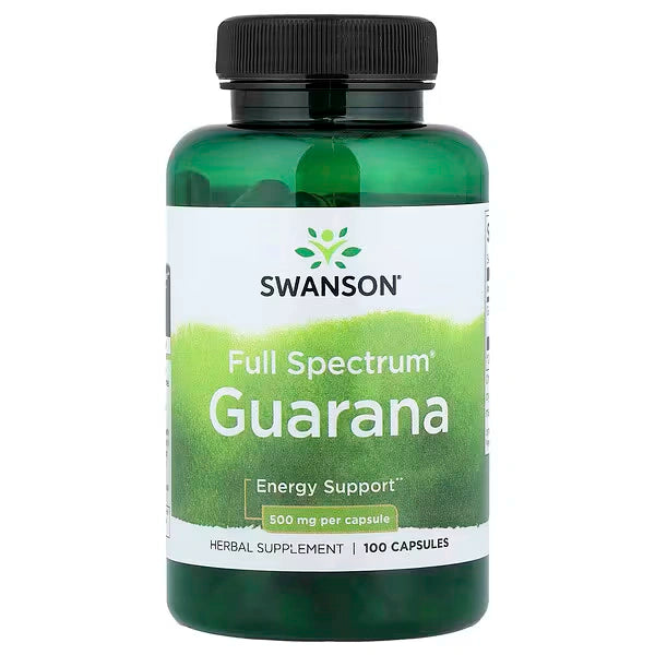 Swanson Guarana 500mg 100kaps.