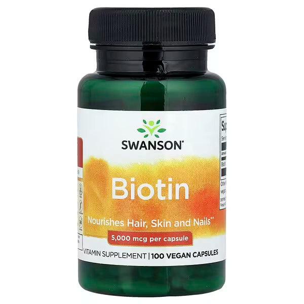 Swanson Biotinas 5000µg 100kaps.