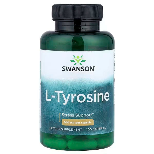 Swanson L-Tirozinas 500mg 100kaps.