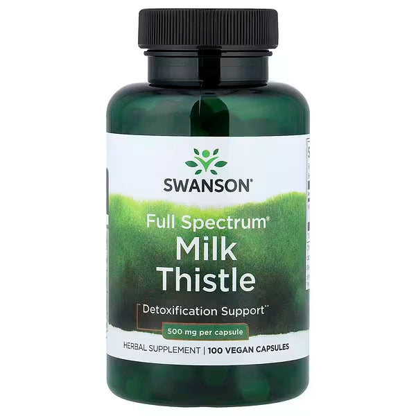 Swanson Milk Thistle (Tikrasis margainis) 500mg 100kaps.