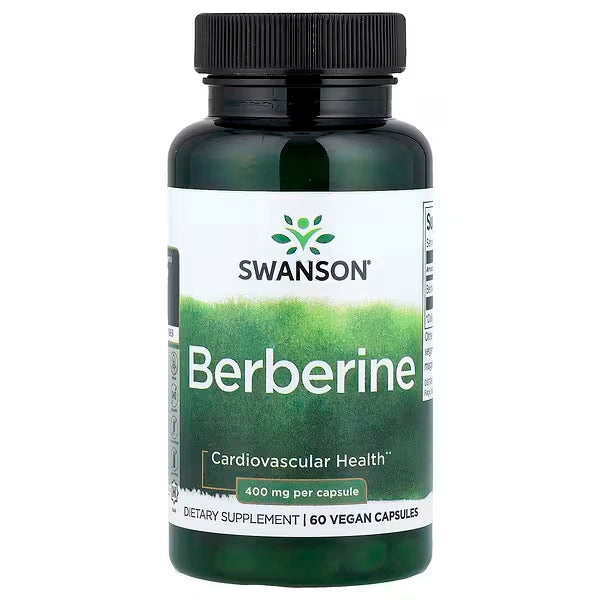 Swanson Berberinas (Natūralus) 400mg 60kaps.