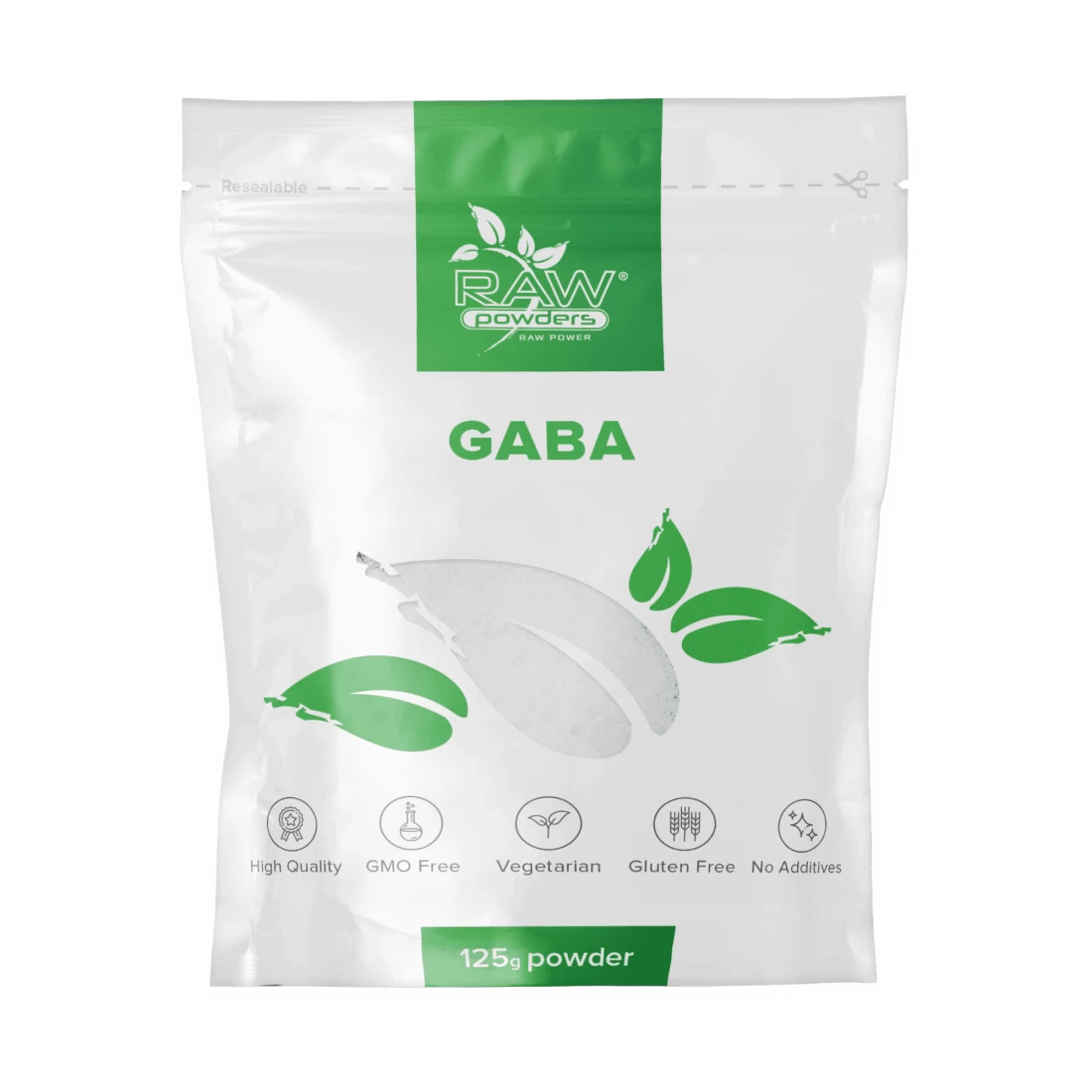 RAW POWDERS GABA 125g