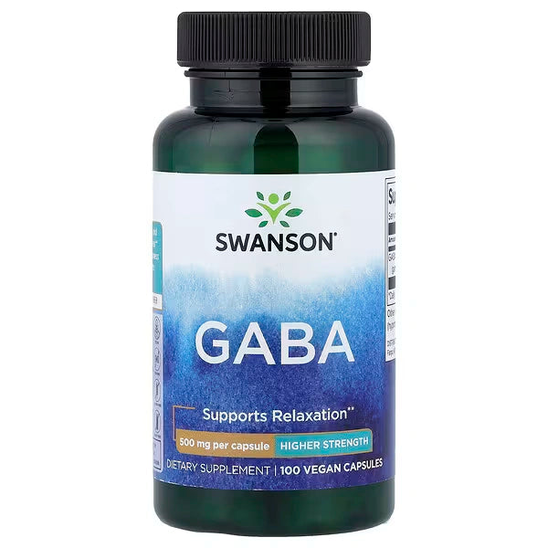 Swanson GABA 500mg 100kaps.
