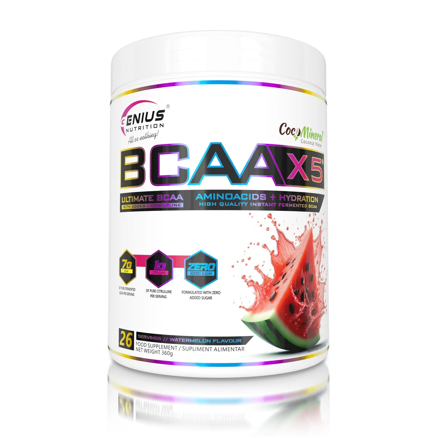 Genius Nutrition BCAA X5 360g