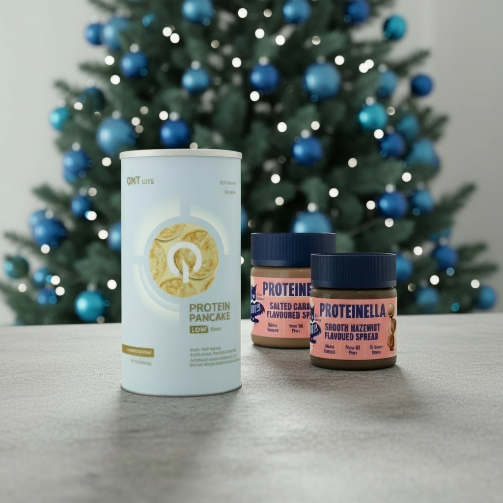 QNT Protein Pancake 500g + 2 vnt. HealthyCo Proteinella 200g rinkinys