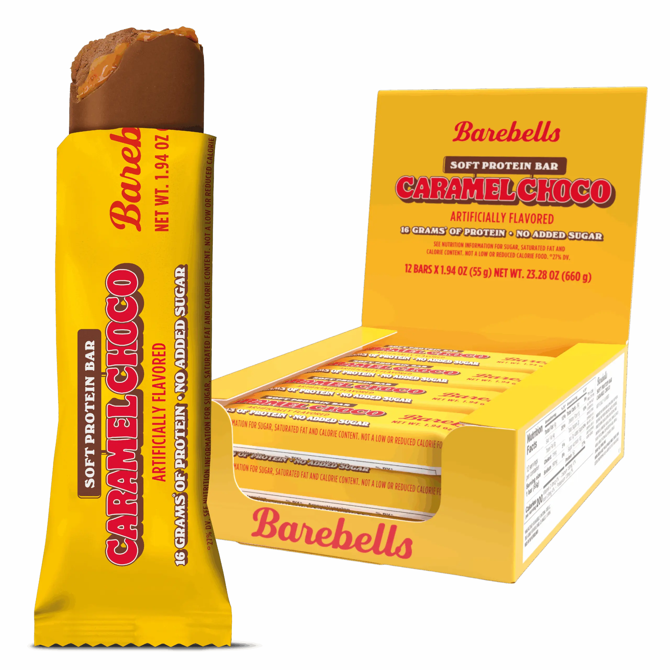 Barebells minkštas baltyminis batonėlis 55g