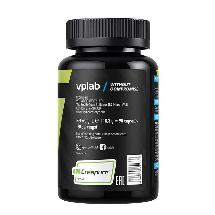 VPLAB CREAPURE CREATINE CAPSULES 90Kaps.