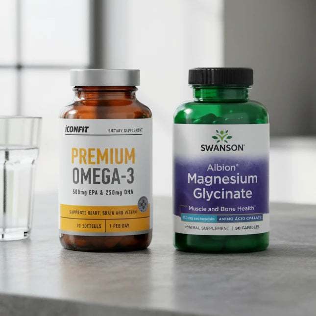 Swanson-magnis-ir-iconfit-omega3-rinkinys-gera-kaina