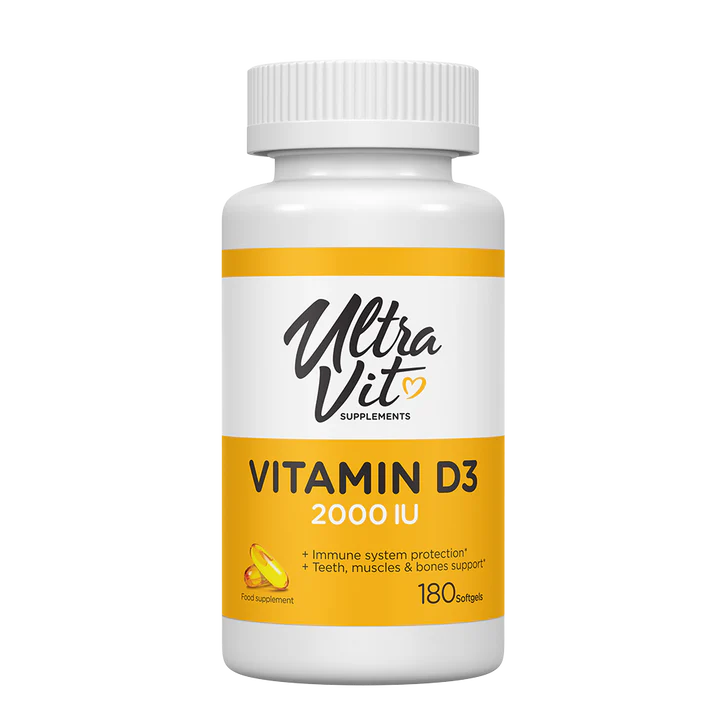 UltraVit Vitamin D3 2000IU 180kaps.