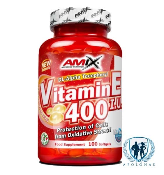 Amix Vitamin E 400 IU 100 kaps.