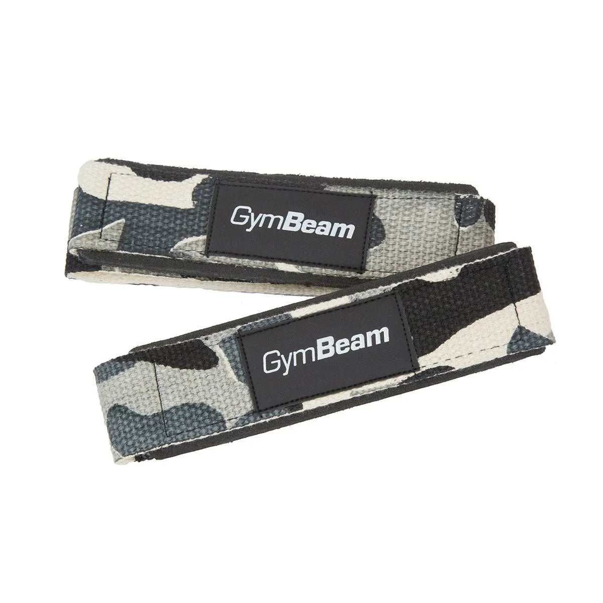 GymBeam dirželiai štangai kelti (straps) Camo