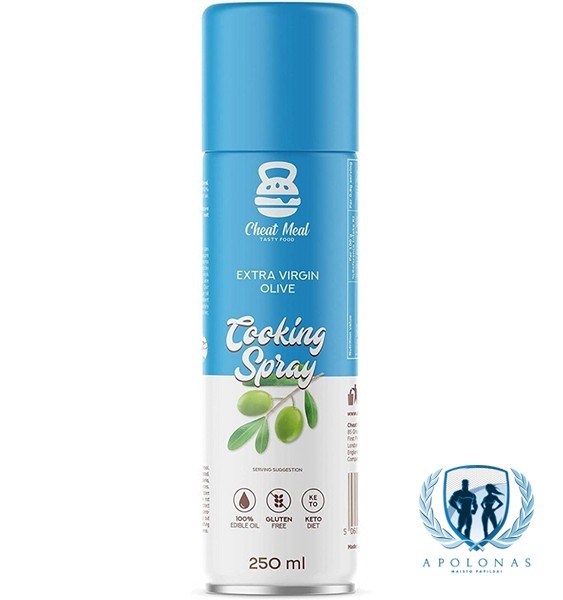 Cheat Meal Nutrition Cooking Spray Extra Virgin Olive 250 ml.