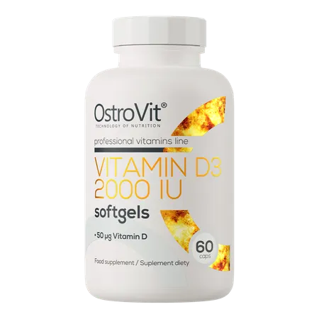 OstroVit Vitamin D3 2000IU 60kaps