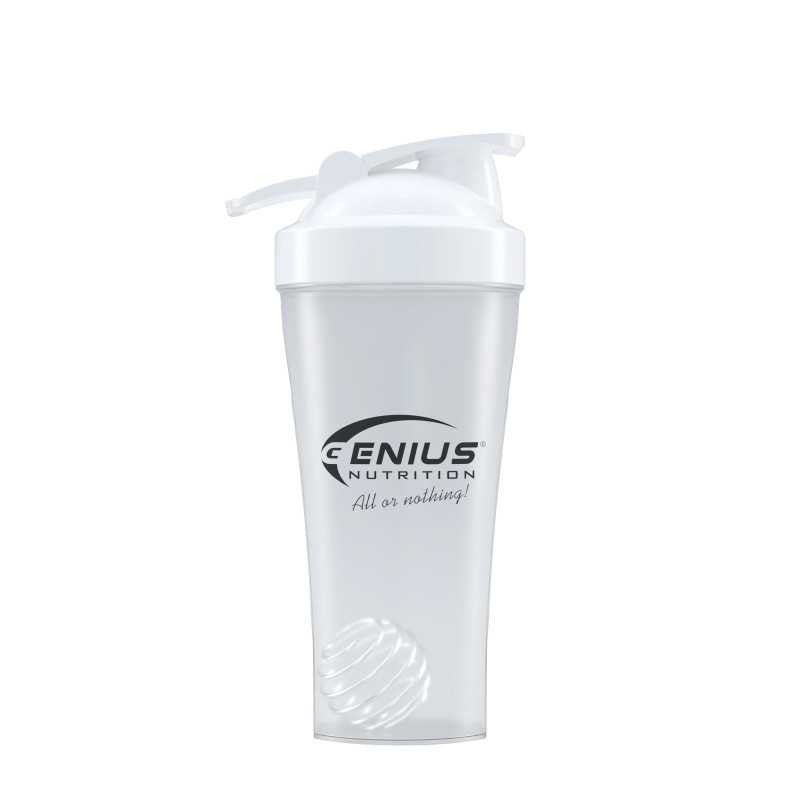 Genius Nutrition Shaker Skaidri Balta 600ml