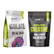 HIRO.LAB Whey Protein Isolate 700g. + HIRO.LAB 100% Pure Creatine 1000g.