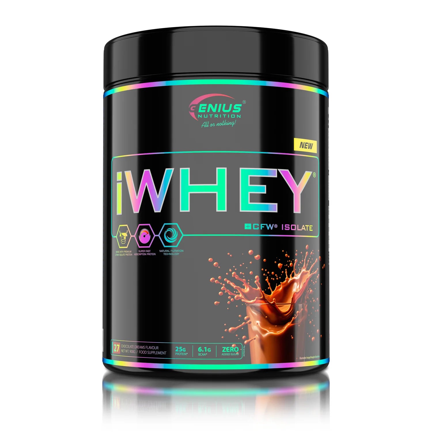 Genius Nutrition iWhey Isolate 900g