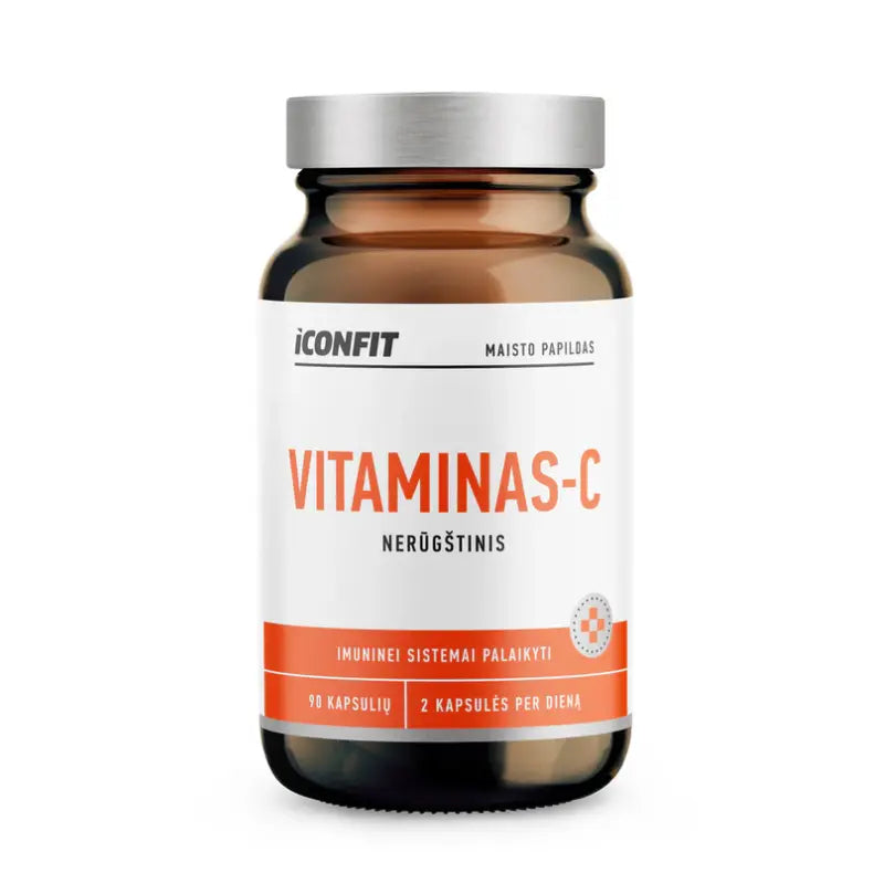ICONFIT Vitaminas C ne-rūgštus 90 kaps.