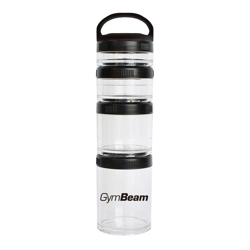 GymBeam 4 Stak Black dėtuvė